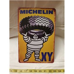 Michelin XY tin sign