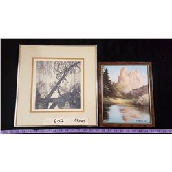 Lot 2 Framed Prints