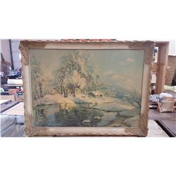 Vintage Framed Print