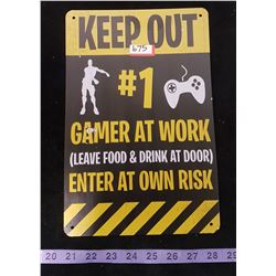 12" X 9" Reporduction Tin Sign