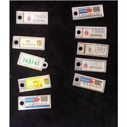 10 X Assorted War Amp Tags