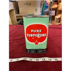 Pure Turpentine Imp. Pint Tin Can