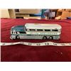 Image 1 : Tin Friction Grey Hound Bus 7" Long (Working Condition)