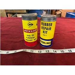 (2) Vintage Rubber Tin Patch Kits (Working)