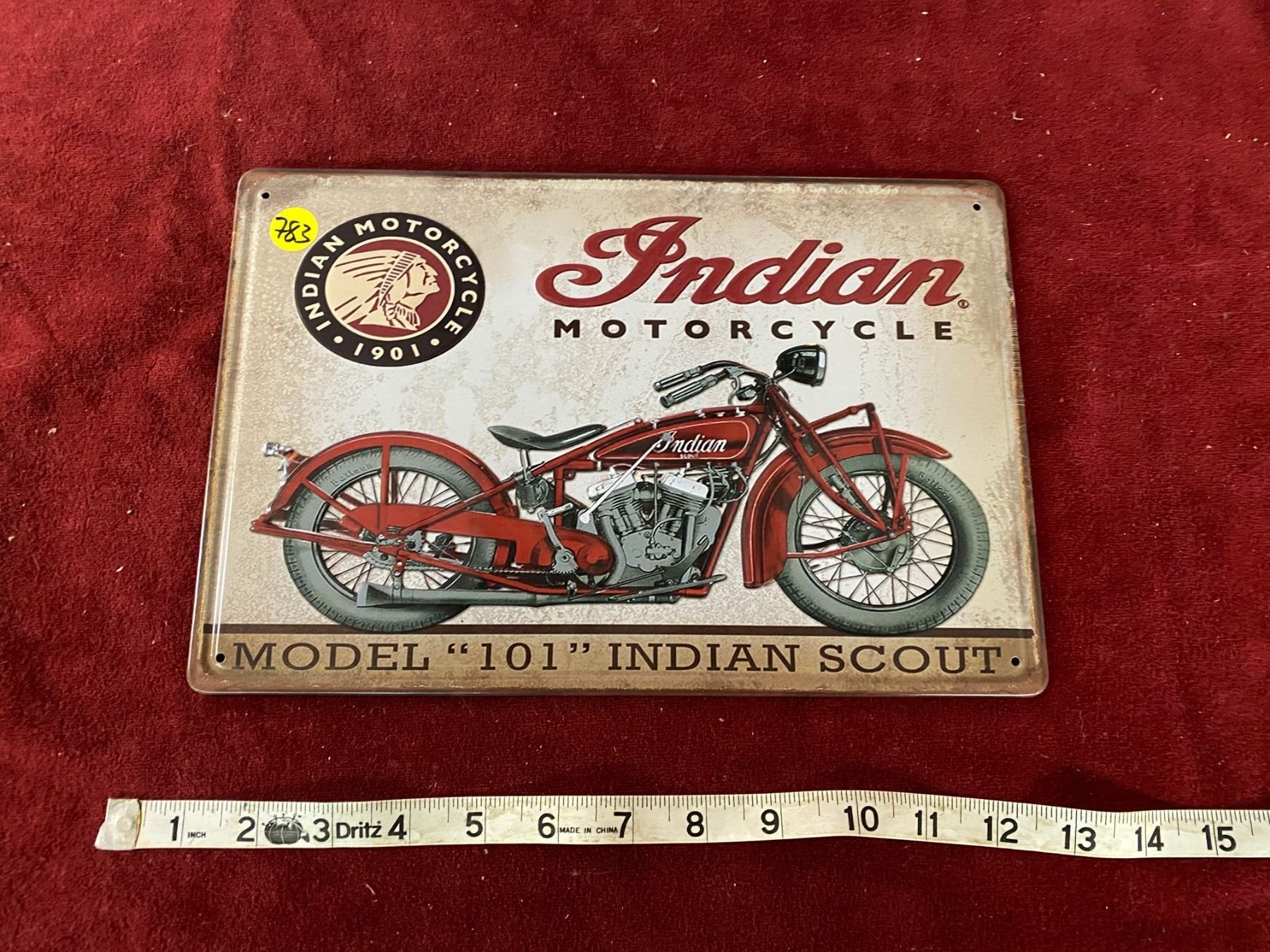 Reproduction Tin Sign 12