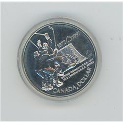 1997 Canada Silver Dollar - Celebrating 1972 Canadian Russian Olympic Games