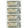 Image 1 : (4) 1973 Canada 1$ Bills