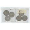 Image 1 : (6) 25 Cent Coins (1930's-50's)