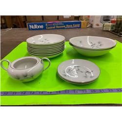 Lot China Bowls & Plates & Sugar