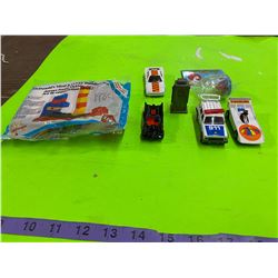 Vintage McDonalds Toys & Metal Gas Pump (Corgi)