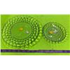 Image 1 : 2 Bubble Glass Plates 5.5" X 9.5"