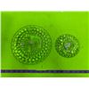 Image 4 : 2 Bubble Glass Plates 5.5" X 9.5"
