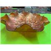 Image 2 : Carnival Glass Bowl 9" Ruffled Edge