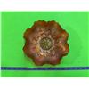Image 3 : Carnival Glass Bowl 9" Ruffled Edge