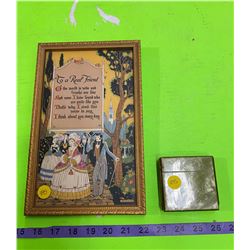 Vintage Picture & Art Deco Make Up Case