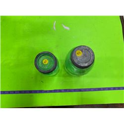 2 Blue Sealers Masons 1858 Improved Gem