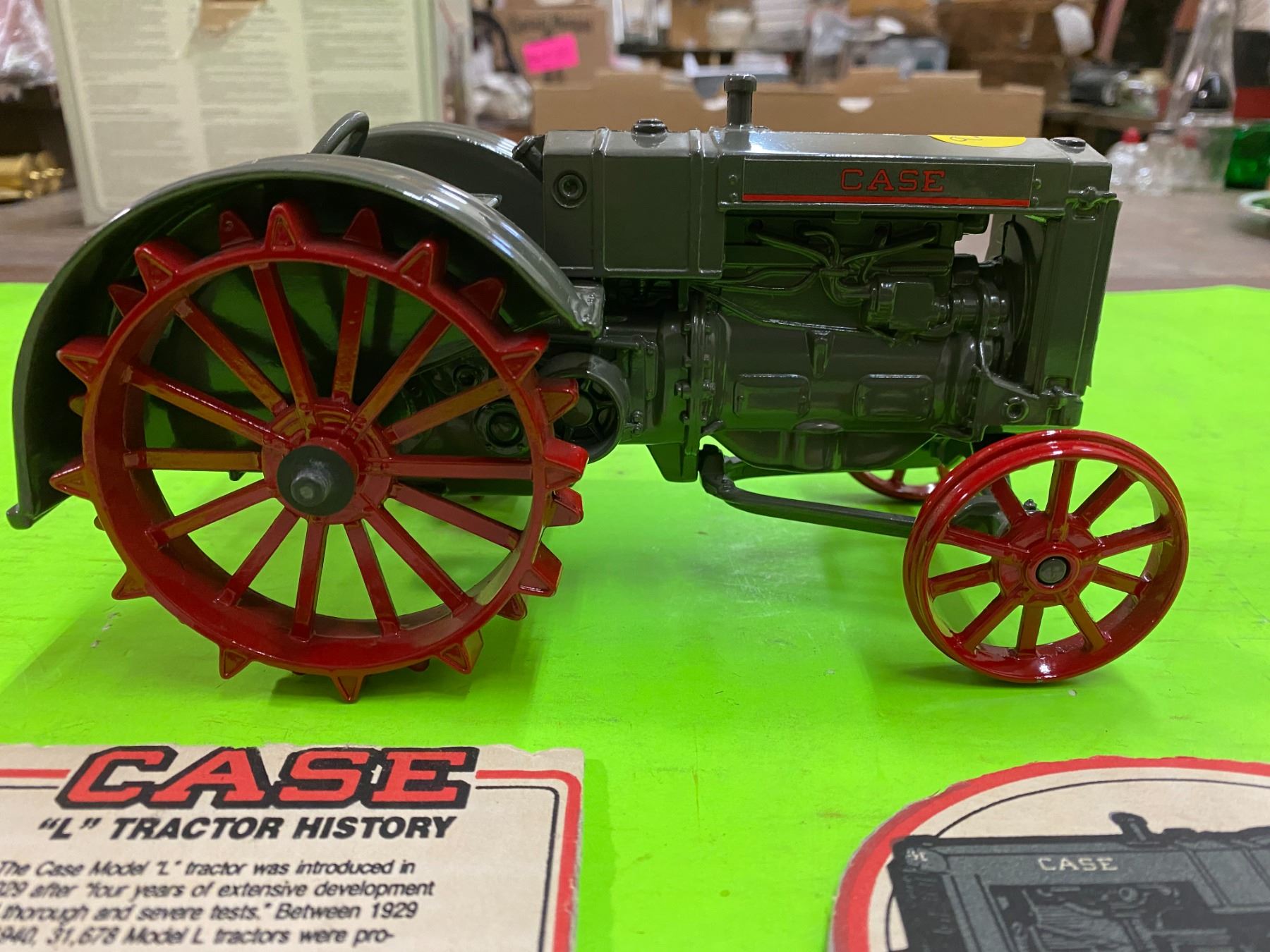 CASE Steel Wheel Toy Tractor "L" Series