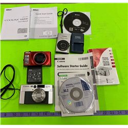 Lot of Vintage Cameras & Chargers