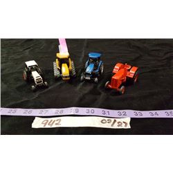 Lot 4 Toy Tractors & Equipment
