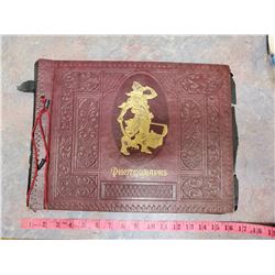 vintage photograph album + photo corners