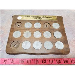 prime ministers of Canada tokens