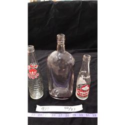 Lot Vintage Glass & Pop Bottles