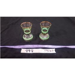 2 Glass Decanters