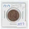 1979 One Cent - Double Date on 