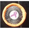 Image 2 : Roll of 2006 Coloured Breast Cancer Quarters in Mint Roll