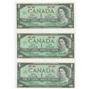 1087  Lot of 3 1867 1967 Centennial Dollars