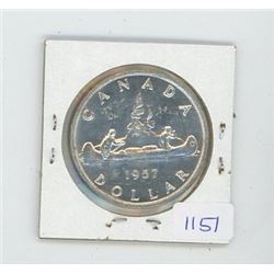 1957 Canadian $1 Coin