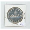 Image 1 : 1957 Canadian $1 Coin