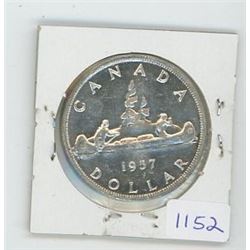 1957 Canadian $1 Coin