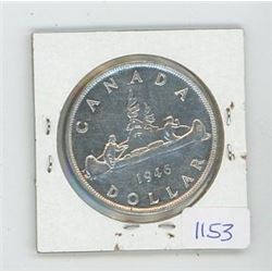 1946 Canadian $1 Coin