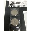 Image 4 : George V 5 Cents 1930, 1931, And 1932