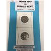 Image 8 : U.S. Indian Head-Buffalo 5 Cents Two Pieces To Show Both Sides