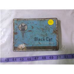 Black Cat Tobacco Flat Tin/Pocket Tin