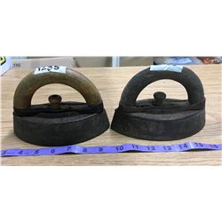 2 Vintage Sad Irons