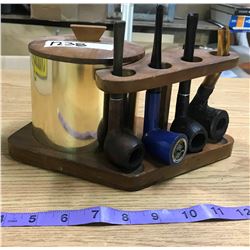 Pipe Tobaco Humidor + Vintage Pipes 15"x12"