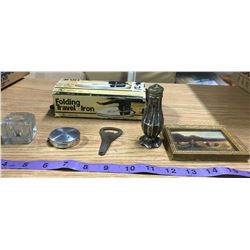 Bottle Opener + Ink Bottle + Salt Shaker + Compass