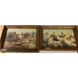 2 Pictures + Frames 17"x23-1/2"