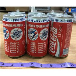 1992 Blue Jays Coke Tins (Some Full)