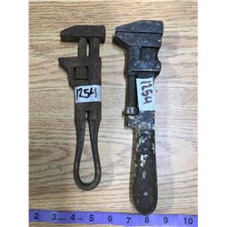 (2) Vintage Pipe Wrenches