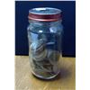Image 4 : Jar of 80 Assorted Coins