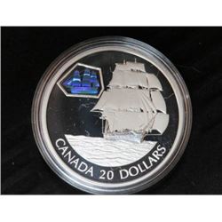 BOXED Transportation Series - Ship $20 Canadian Coin