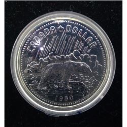 1980 Canadian $1 Coin