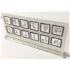 Image 1 : Electroplated Silver Square Coins With Rabbits, Within Display Plaque 