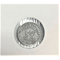 1942 France 50 Centimes