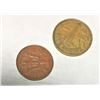 Image 2 : Two Coins - Barbados 1982 Five Cents and 1978 One Cent