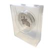 Image 3 : Electroplated Silver Coin  With a Rabbit in a Protective Case, 2.25 " Diameter